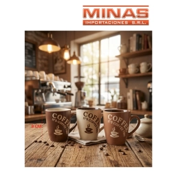 TAZAS DE 220 ML  X 3 UND,COFFE.