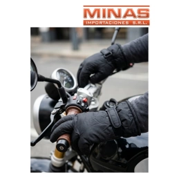 GUANTE IMPERMEABLE PARA MOTO, LISO, 4 COLORES.