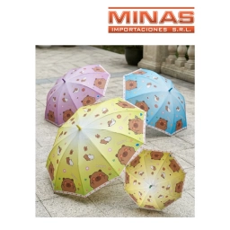 PARAGUA INFANTIL DE 8 VARILLAS X 50 CM, CAPIBARA.