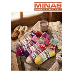 MEDIA DE DAMA CORTA X 5 PARES,AZTECAS, $ 54 EL PAR.