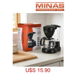 CAFETERA DE FILTRO GERAT DE 650 W, 6 TAZAS, SIST. ANTIGOTEO.