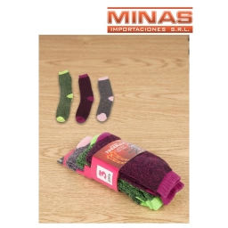 MEDIA DE DAMA TRES COLORES $55 CU