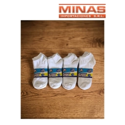 SOQUETES BLANCOS PARA HOMBRE X 12 PARES. $ 20 CU.