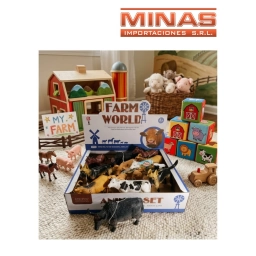 ANIMALES DE GRANJA DE 12 CM X 12 UND, $ 49 12 CU.