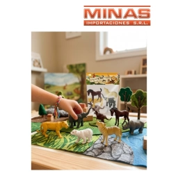 ANIMALES SURTIDOS DE 9 CM X 6 UND.