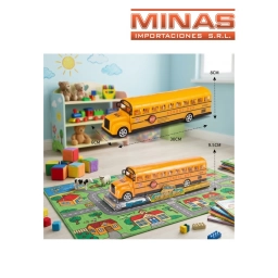 AUTOBUS ESCOLAR X 30 CM A FRICCION.
