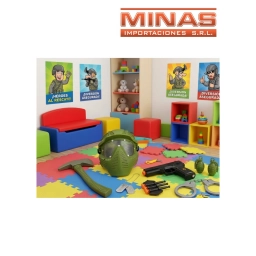 SET DE FUERZAS ESPECIALES, MASCARA + ARMA + 1 ACCESORIOS