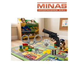SET DE FUERZAS ESPECIALES, ARMA + 6 ACCESORIOS.
