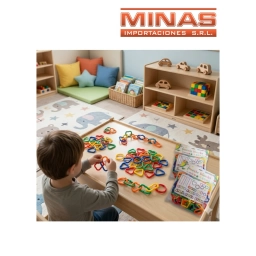 JUEGO DIDACTICO AROS,DE ENCASTRE.