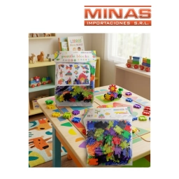 JUEGO DIDACTICO CUADRADOS, DE ENCASTRE.