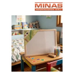 PIZARRA BLANCA 40 CM X 30 CM.