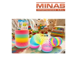 MAGIC SPRING DE 10 CM X 8,5 CM,ARCOIRIS.