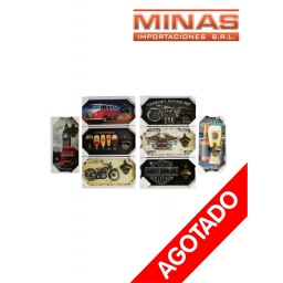 CUADRO CON DESTAPADOR 15 CM X 20 CM, 8 DISE�OS.