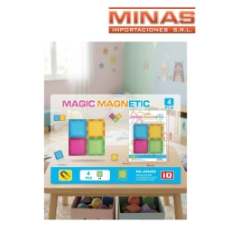 FIGURAS MAGNETICAS SURTIDAS X 4 PCS.