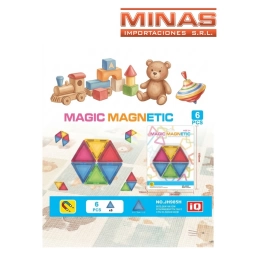 FIGURAS MAGNETICAS SURTIDAS X 6 PCS.