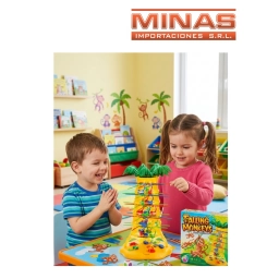 JUEGO DE MESA MONOS LOCOS,PALMERA X 25 CM.