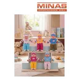 BEBOTE X 36 CM,CON SONIDO,VARIOS COLORES.