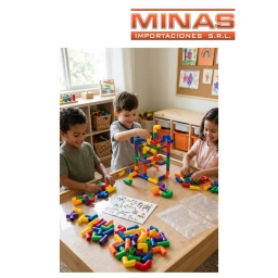 JUEGO DIDACTICO TUBOS, DE ENCASTRE.