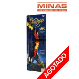 SET ARCO Y FLECHA CON MIRA LASER 69 CM X 24 CM