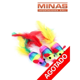 RATONES X 3 EN BOLSA