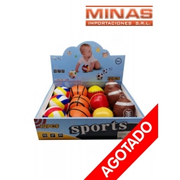 PELOTA DE BEBE 14 CM X 12 UNDS, $ 80 CU,