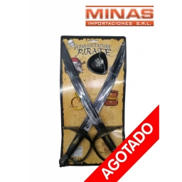 ESPADAS DE PIRATAS 40 X 25 CM