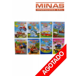 LIBROS PARA PINTAR 4 MODELOS 54,90 CU 12 PCS 29X22CM 16PAG.