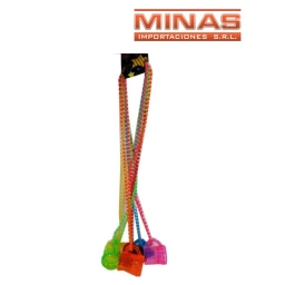 COLLAR X 6 UND,JARRA, 6 COLORES,80 CM,S $40 CU.