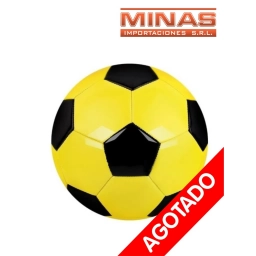 PELOTA DE FUTBOL # 5, SOLO AMARILLO Y NEGRO.