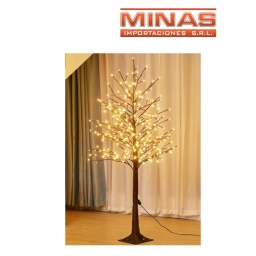 ARBOL DE 300 L. CALIDAS X 1,6 M, BASE MARRON.