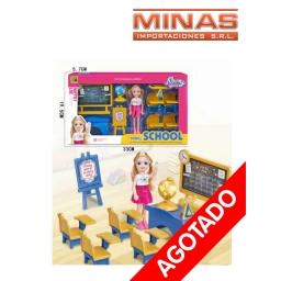 MU�ECA + SALON DE CLASES CON 9 ACC.