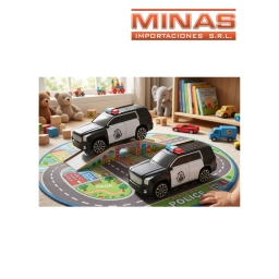 CAMIONETA DE POLICIA A FRICCION X 24 CM.