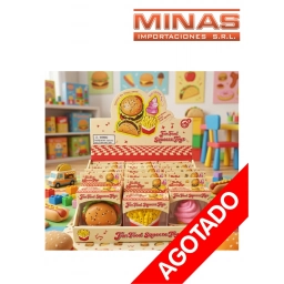 SQUISHY HAMBURGUESA 18 PCS $90 CU