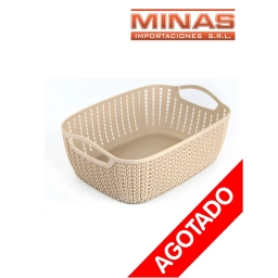 CANASTO DE PL�STICO 27 X 19 X 15 CM