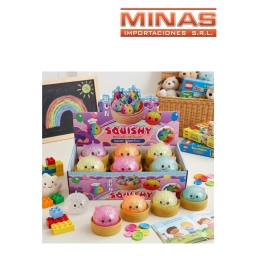 DUMPLIG SQUISHY 9 CM 12 PCS $160 CU.