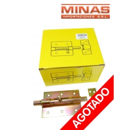 PASADOR DE PUERTA DE 10 CM X 12 UND,BRONCE,$ 64,90 CU.