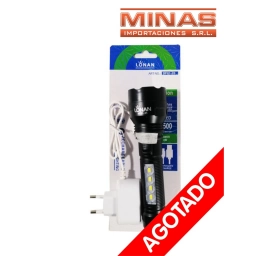 LINTERNA DE MANO  3 W, RECARGABLE.