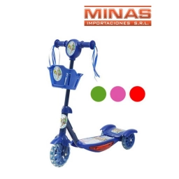 MONOPATIN 2 COLORES CON LUZ Y SONIDO