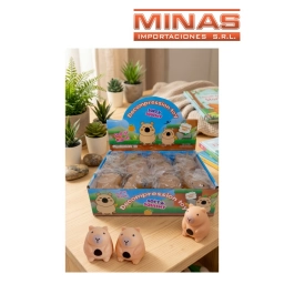 SQUISHY DE 7 CM X 12 UND, CAPIBARA, $ 60 CU.
