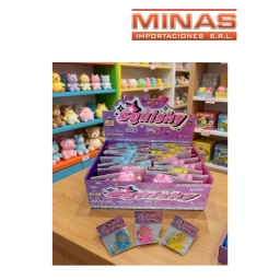 SQUISHY DE 9 CM X 20 UND, MONSTRUITOS, $ 80 CU.