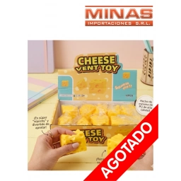 SQUISHY QUESO GRANDE 8 ,5 CM 12 PCS $250 CU