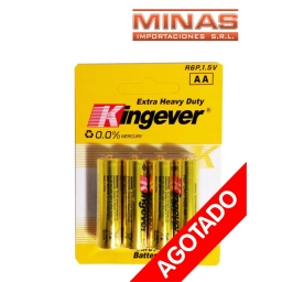 PILAS AA X 4 UND. EXCELENTE CALIDAD $ 12 C/U.