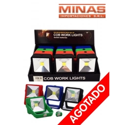 LINTERNA LED A PILA CON IMAN DOCENA