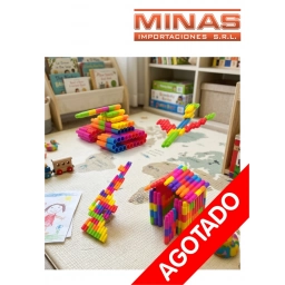 JUEGO DIDACTICO TUBITOS, DE ENCASTRE.