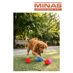 PELOTA PARA PERRO DE GOMA, 5 CM.