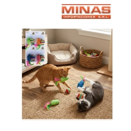 RATON + PELOTA PARA GATOS.