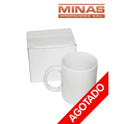 TAZA BLANCA EN CAJA INDIVIDUAL