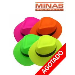 GORRO DE COTILLON COLORES FLUOR.