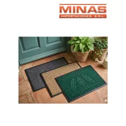 ALFOMBRA PARA LA ENTRADA DE 40 CM X 60 CM, DE FELPA Y GOMA.
