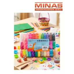 MASAS CLAY ( ENDURECE ), 36 COLORES X 10 G CU.